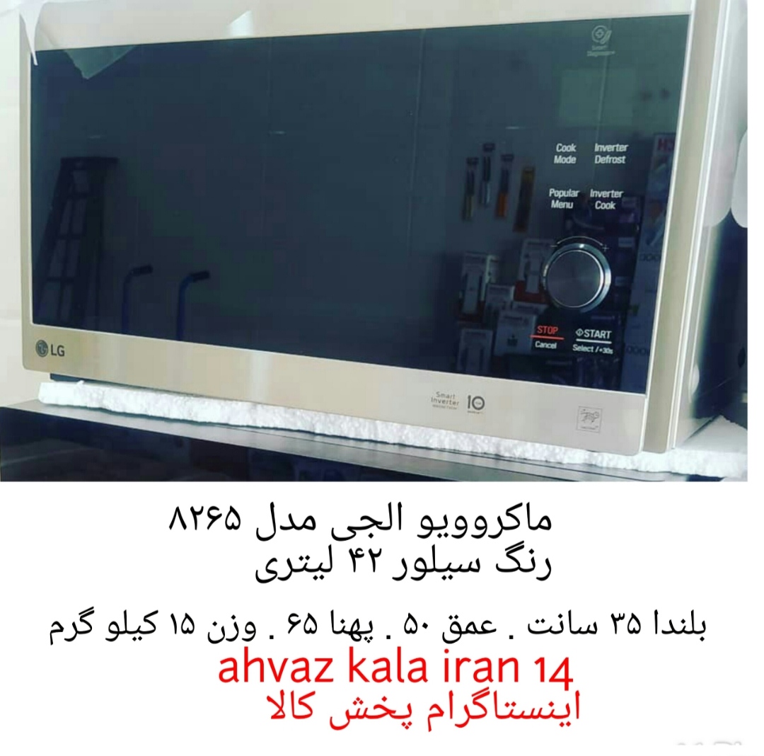 ماکروویو الجی مدل ۸۲۶۵ سیلور ۴۲ لیتر